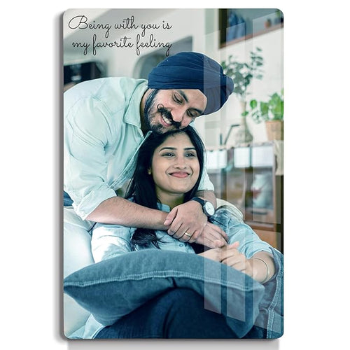 Customized Acrylic Photo Frame A4 size | Personalized Picture Frame for Tabletop | Photo Frame with Photo| Customised Gift for Birthday, Anniversary |
